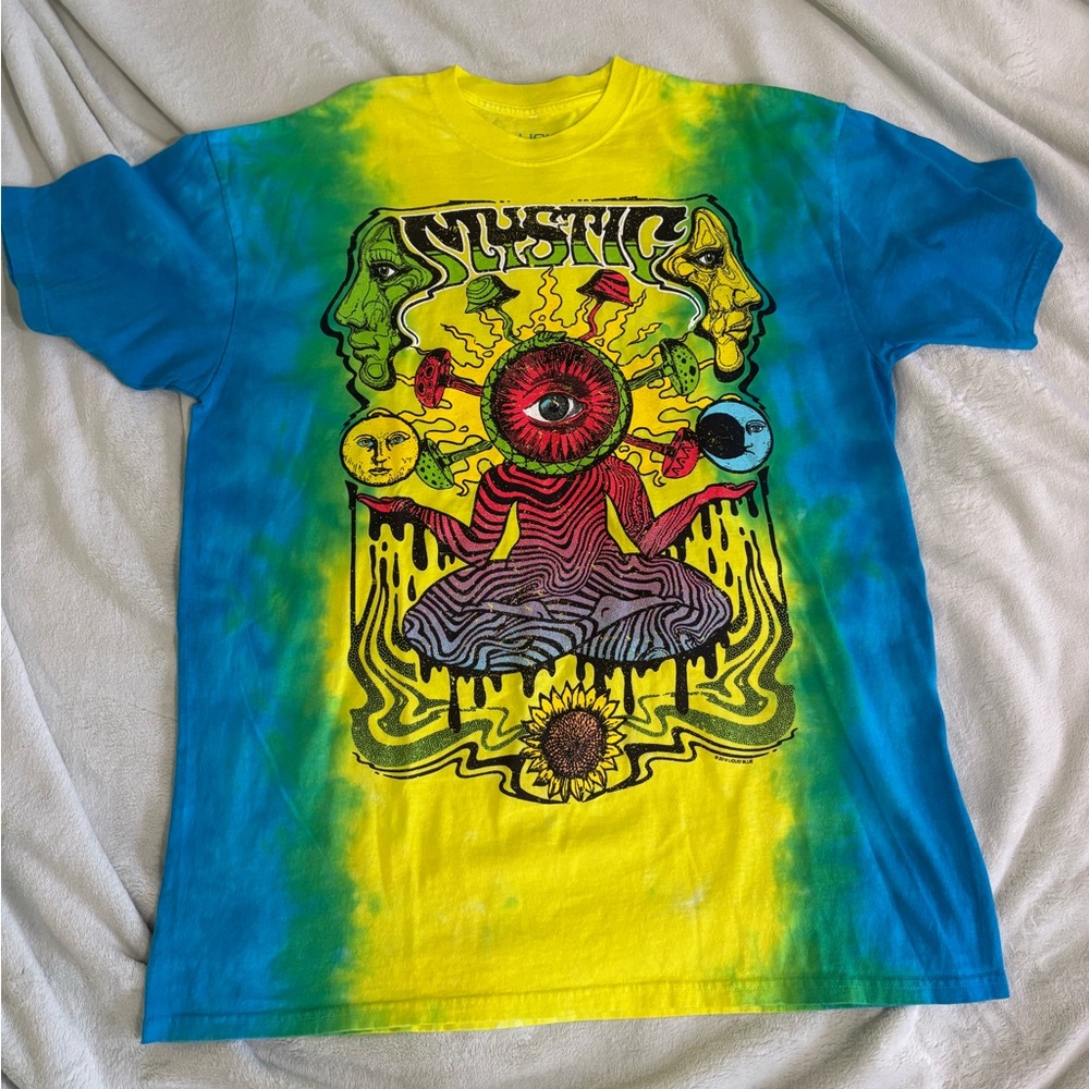 Vibrant tie-dye Mystic shirt